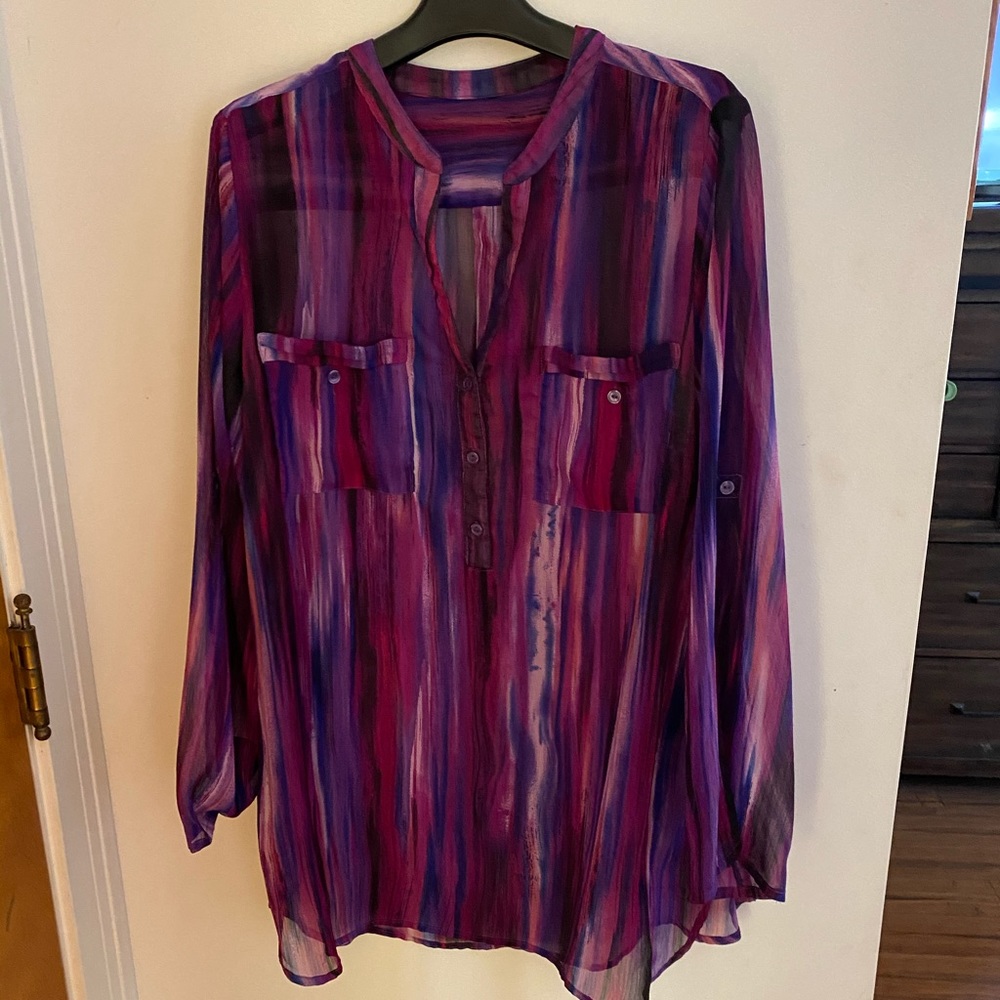 Beautiful purple tunic!
